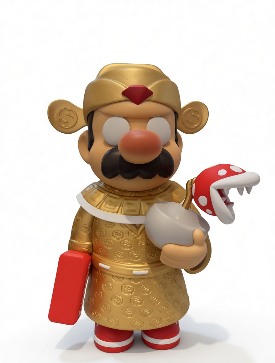 Rich Mario Figurine free 3D printable STL