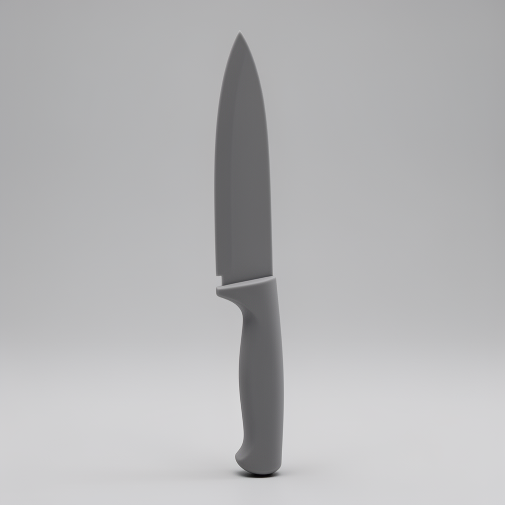 Kitchen Chef Knife free 3D printable STL