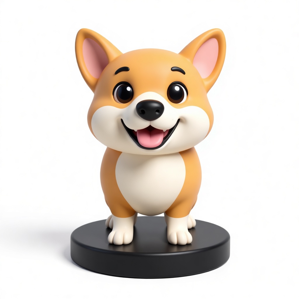 Corgi Dog Figurine free 3D printable STL