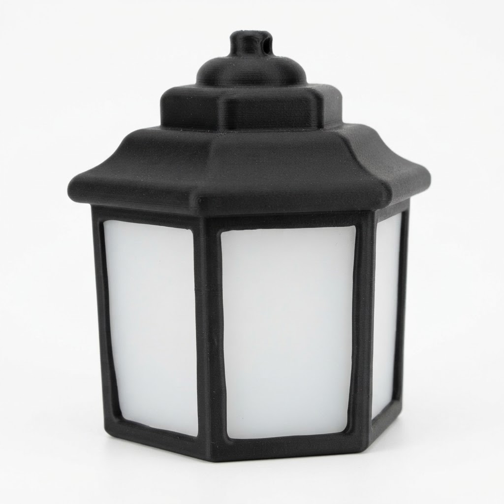 Hexagonal Lantern Model free 3D printable STL