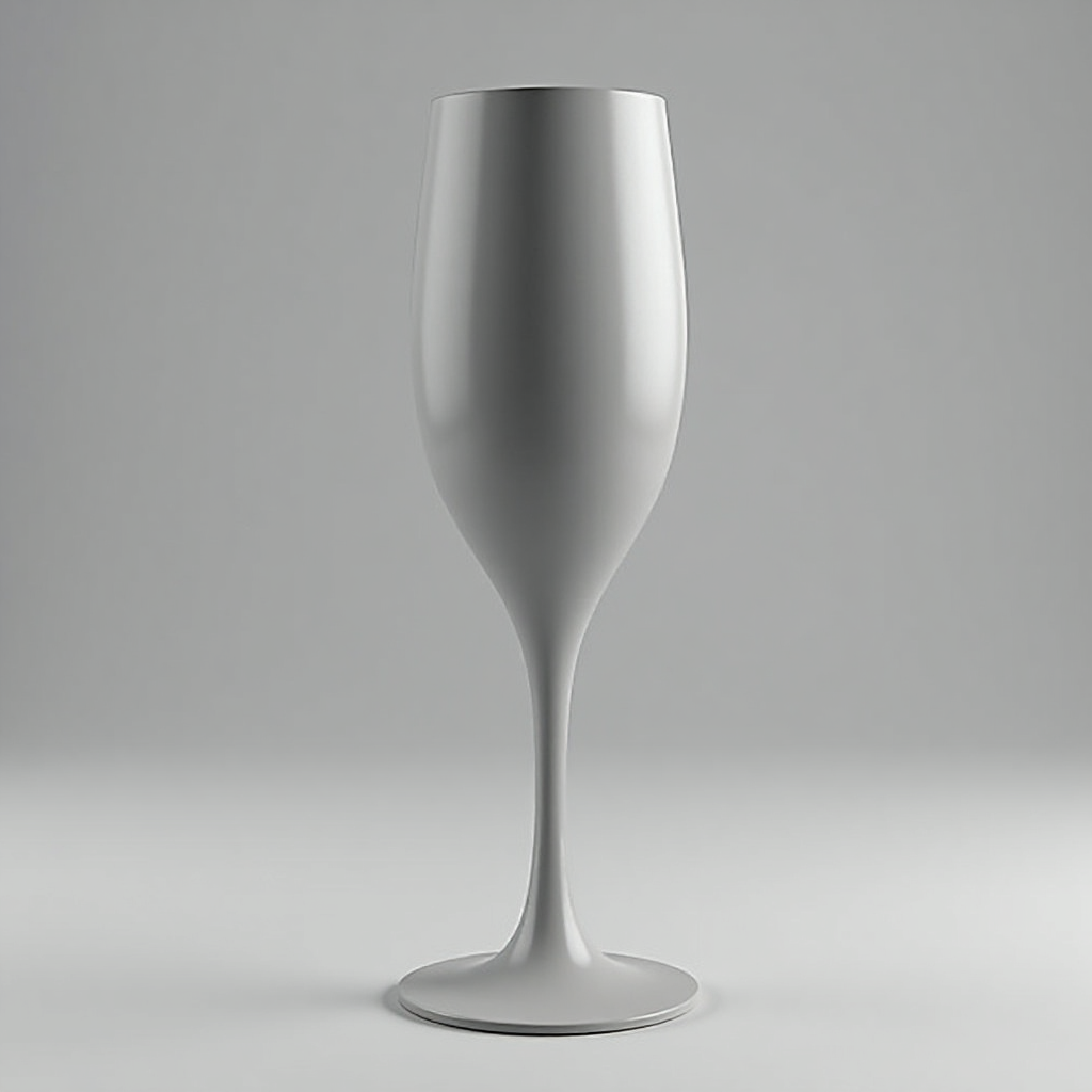 Champagne Glass Model free 3D printable STL