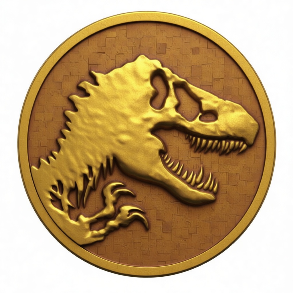 Jurassic Park Emblem free 3D printable STL