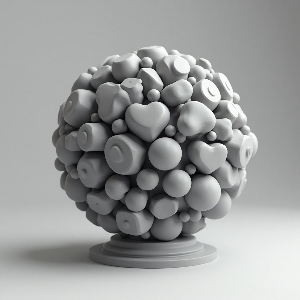 Fidget Ball Toy free 3D printable STL