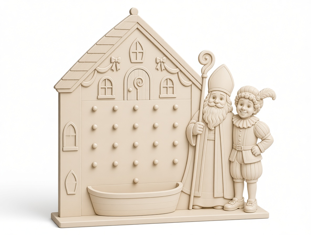 Sinterklaas and Zwarte Piet Figurine free 3D printable STL