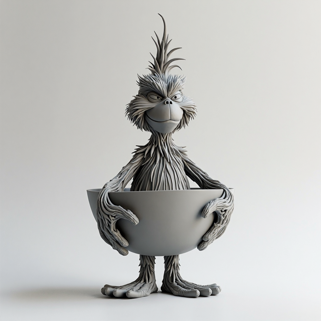 Grinch Figurine free 3D printable STL
