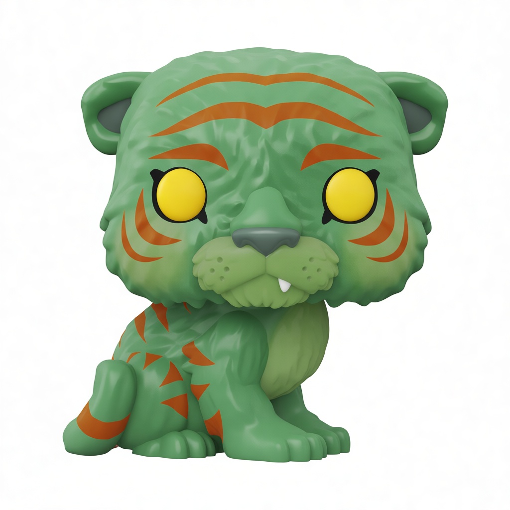 Tygrys Green Tiger Figurine free 3D printable STL