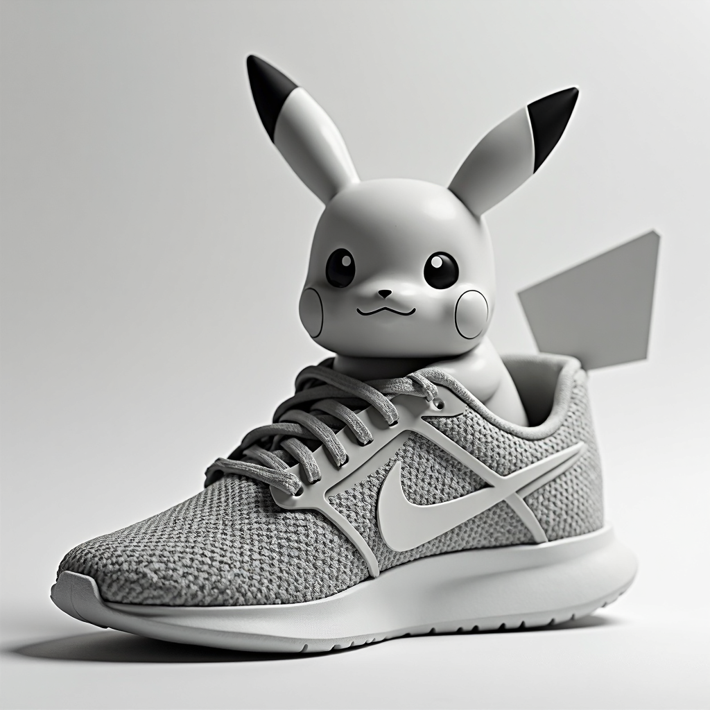 Pikachu Nike Shoe Figurine free 3D printable STL