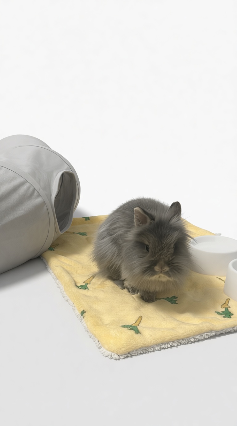 Lionhead Rabbit Figurine free 3D printable STL