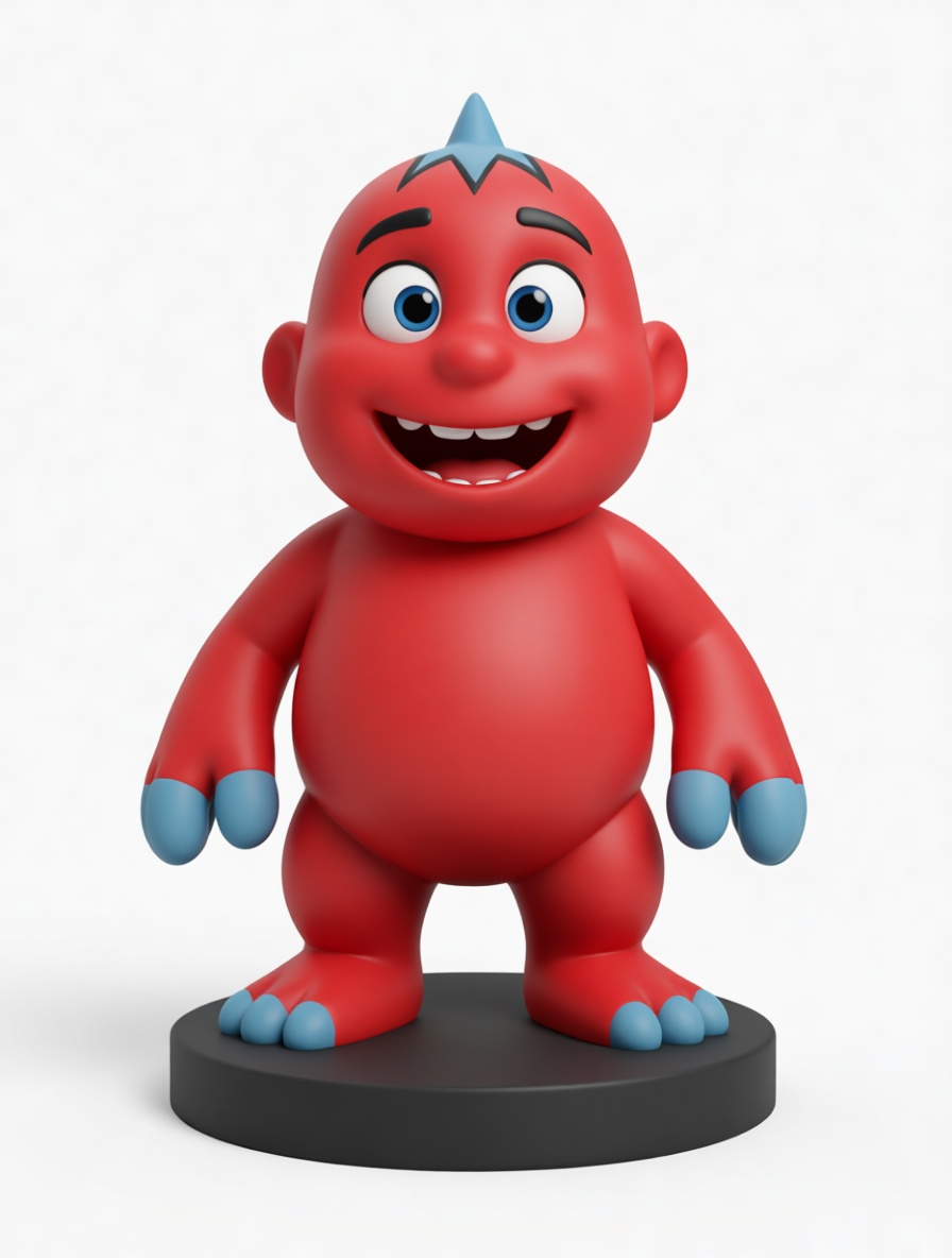 Red Troll Figurine free 3D printable STL