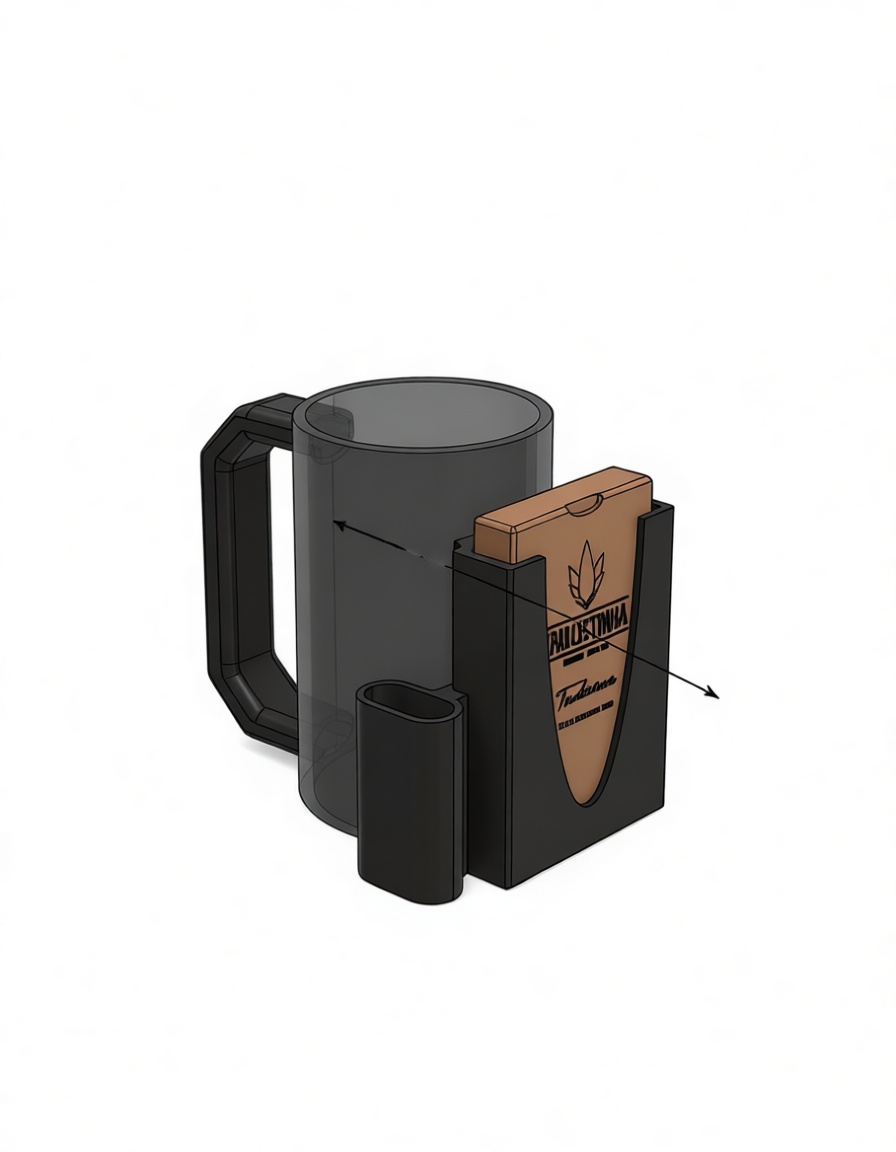Mug Cigarette Holder free 3D printable STL
