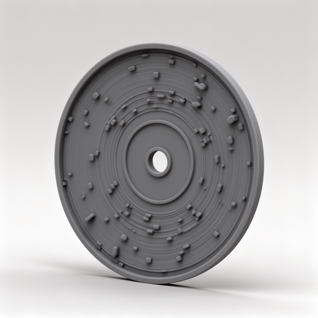 Vinyl Record 35mm Model free 3D printable STL