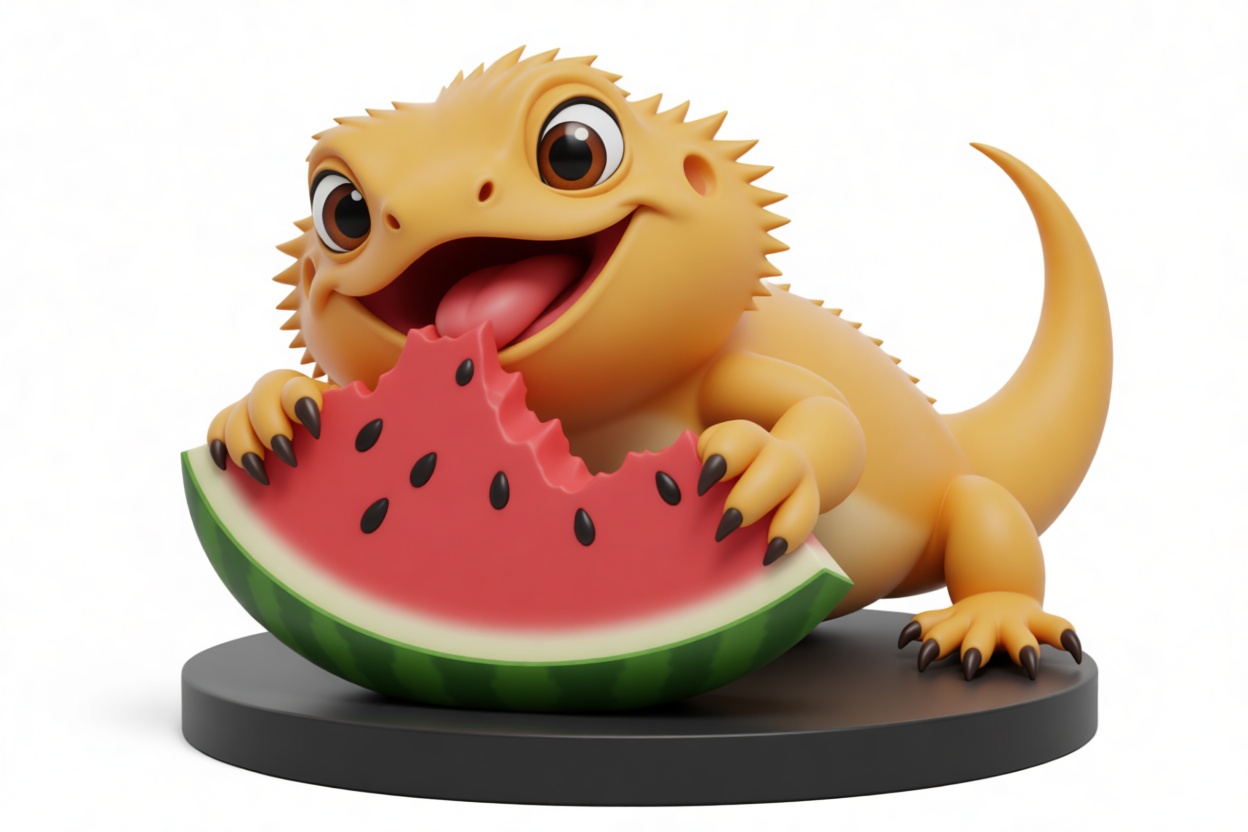 Bearded Dragon Figurine free 3D printable STL