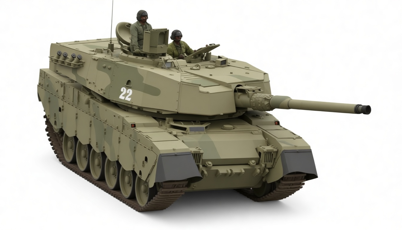 Challenger 2 Tank Model free 3D printable STL