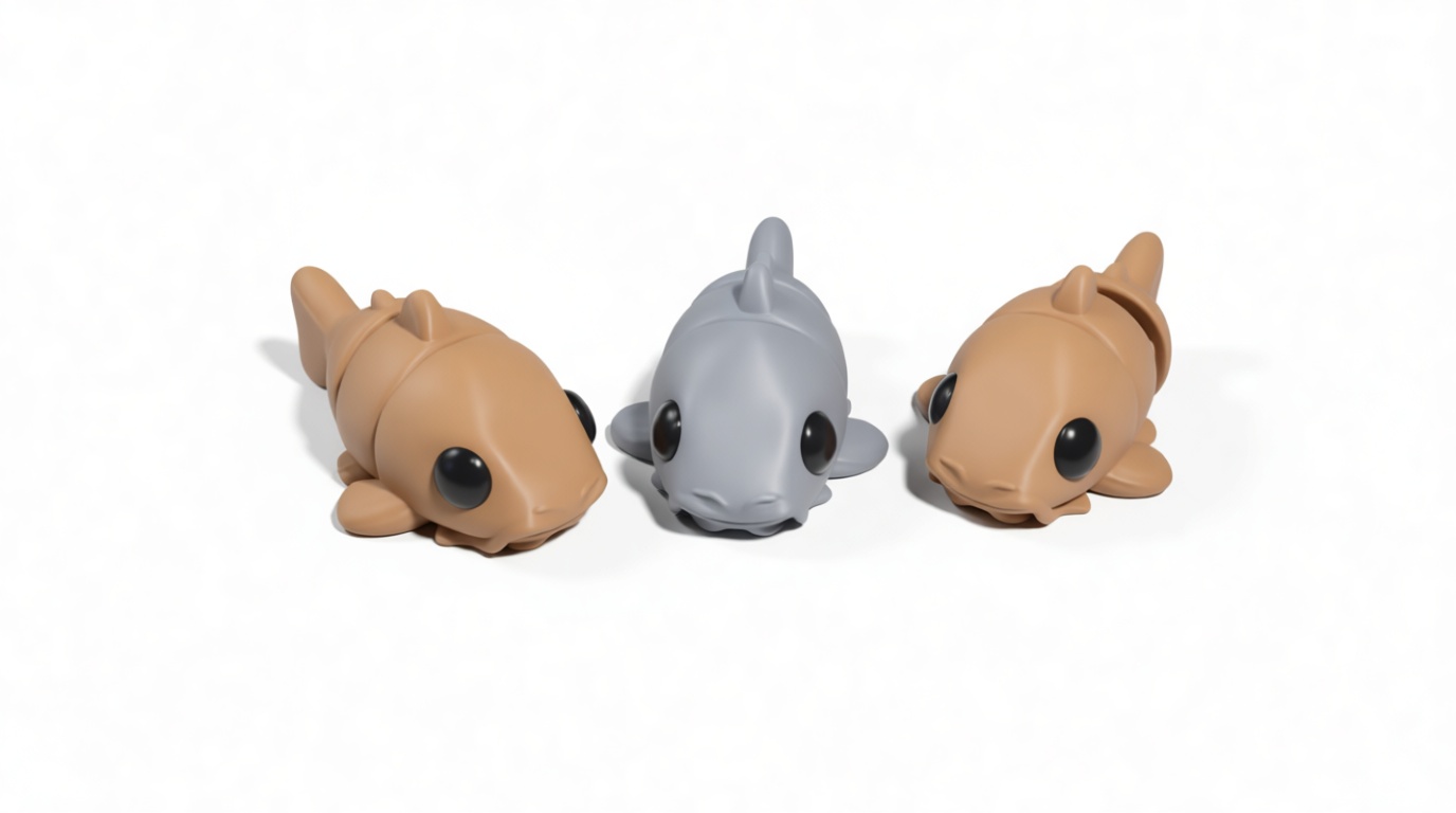 Cartoon Fish Figurines free 3D printable STL