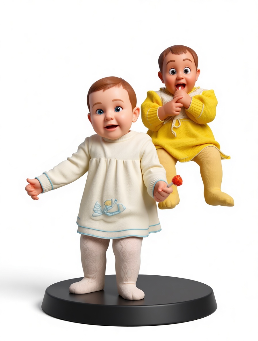 Realistic Baby Figurines free 3D printable STL