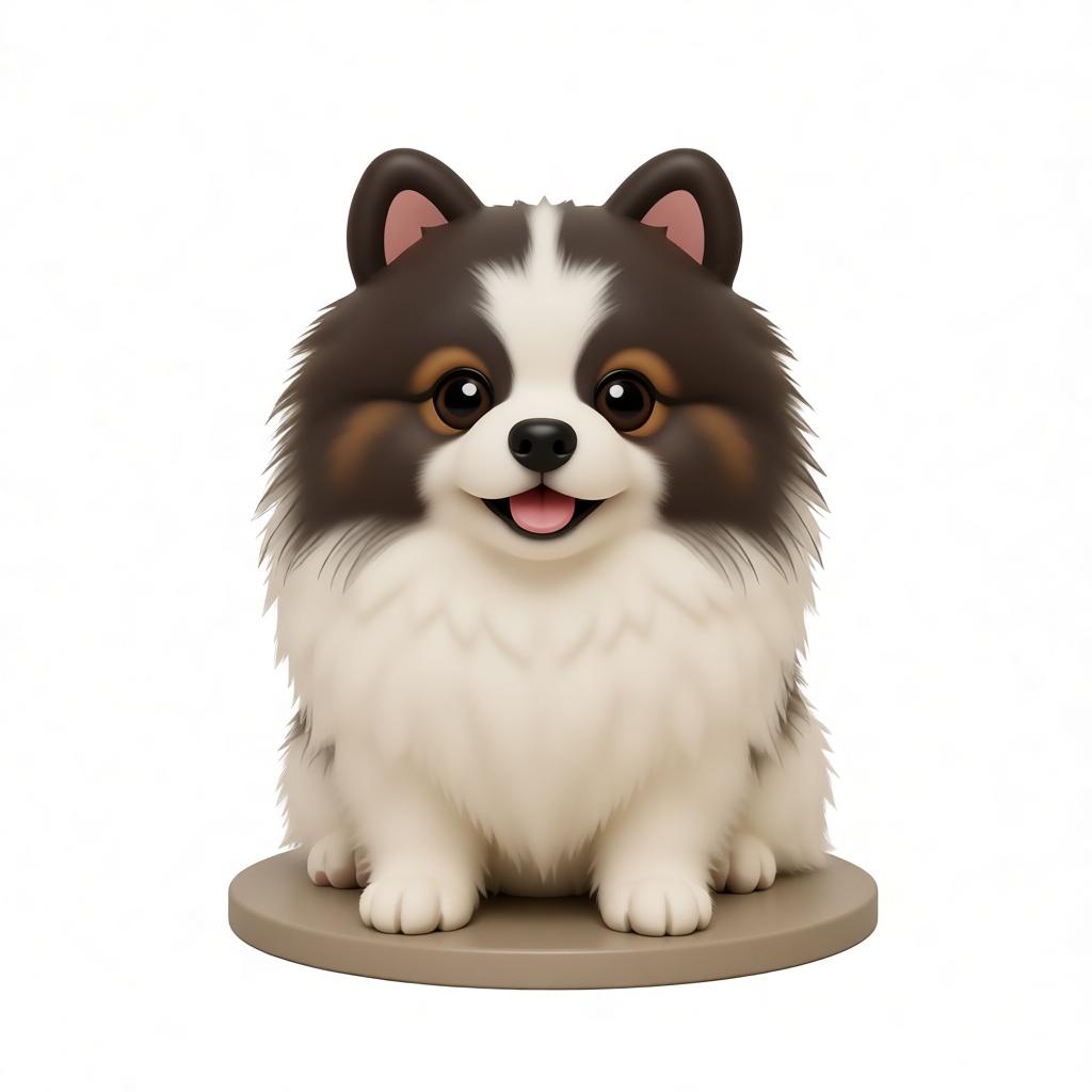 Pomeranian Dog Figurine free 3D printable STL
