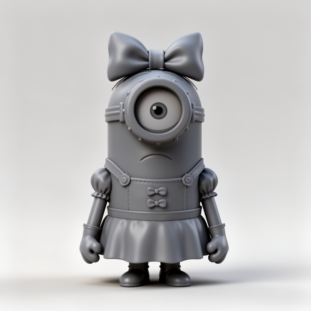 Minion Bow Peep Figurine free 3D printable STL