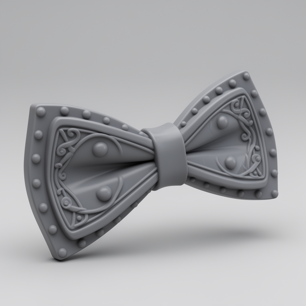 Retro Bowtie Set free 3D printable STL
