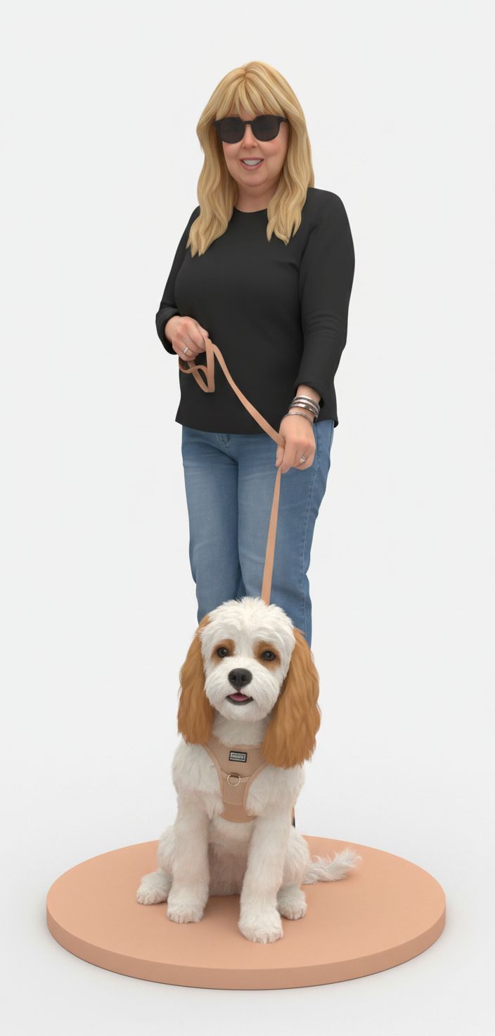 Cavalier King Charles Spaniel Figurine - Free 3D Printable STL File