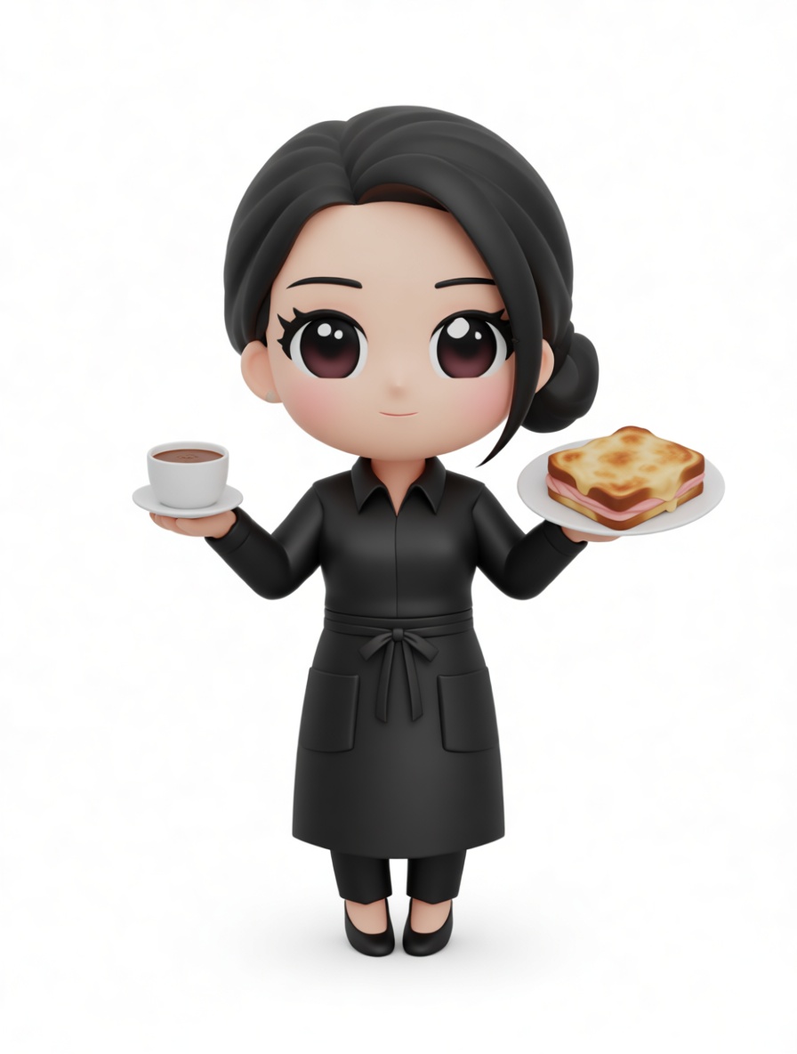 Waitress Figurine free 3D printable STL
