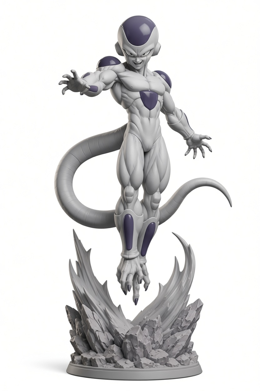 Frieza Third Form Statue free 3D printable STL