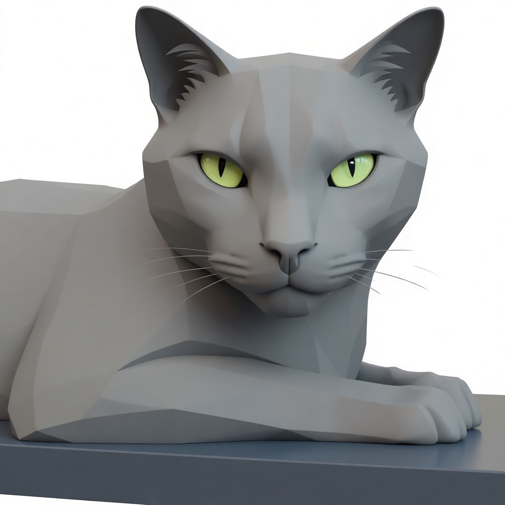Siamese Cat Figurine free 3D printable STL