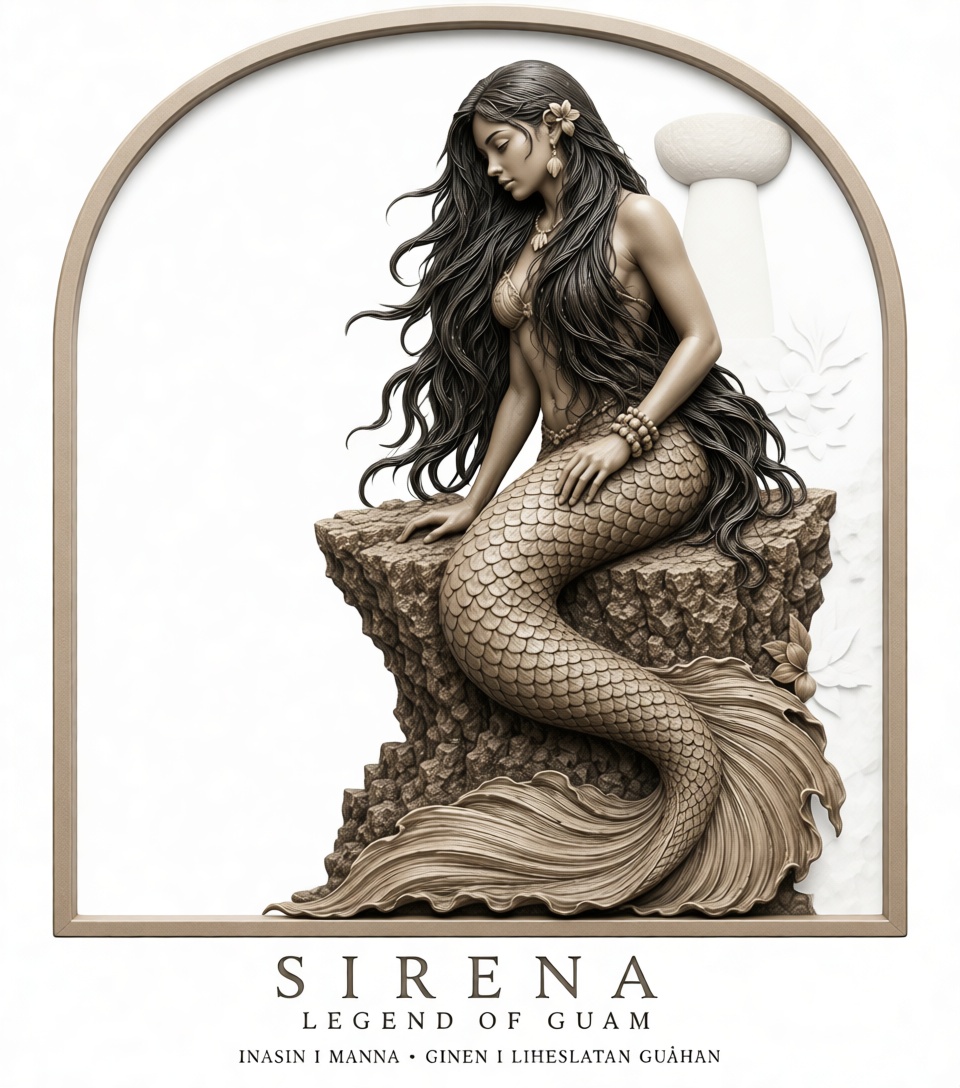 Sirena Mermaid Sculpture free 3D printable STL