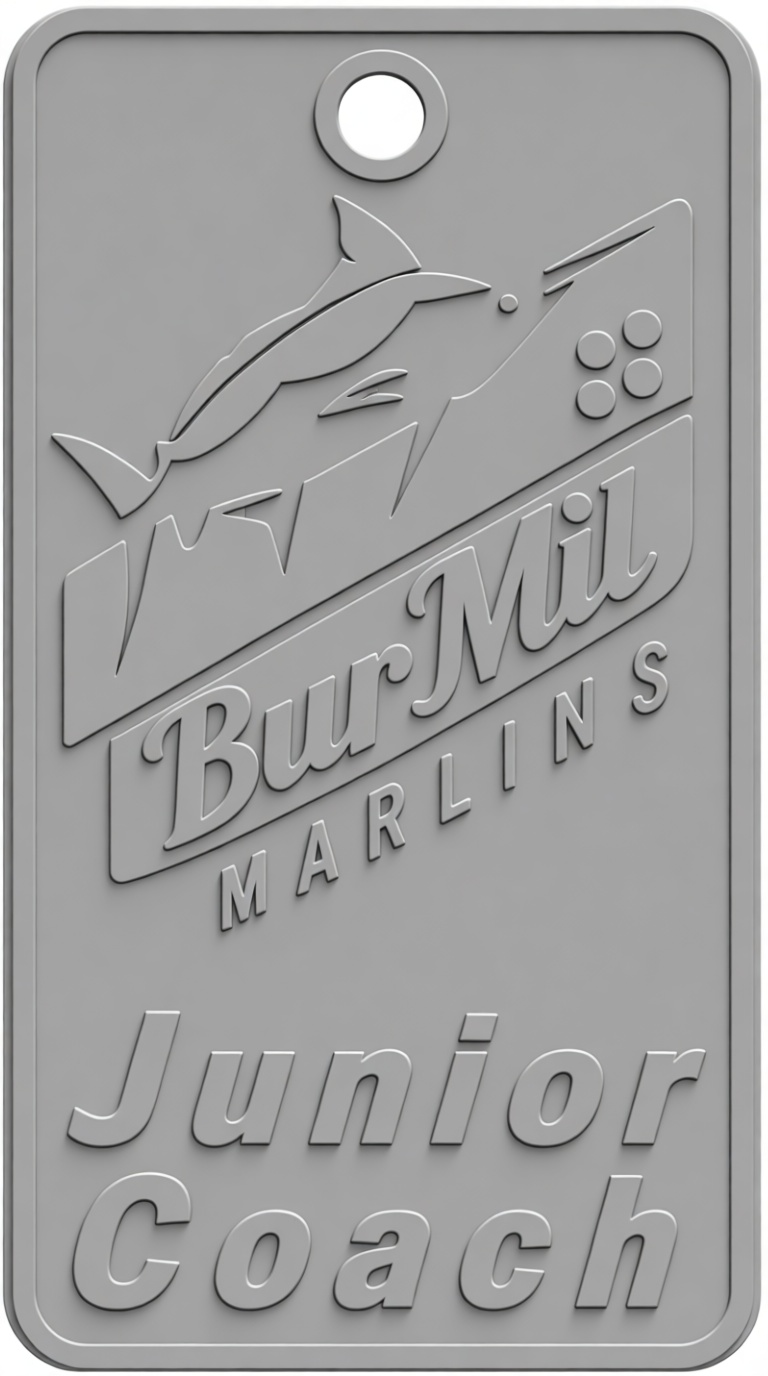 BurMil Marlins Keychain free 3D printable STL
