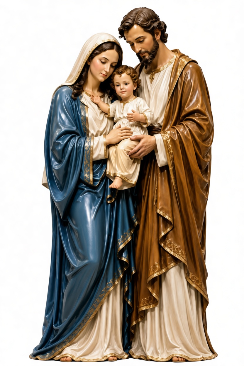 Holy Family Statue free 3D printable STL