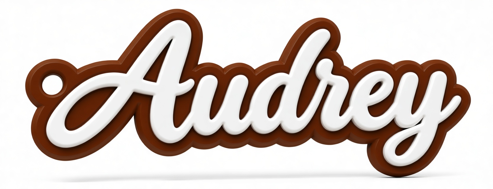 Audrey Name Tag free 3D printable STL