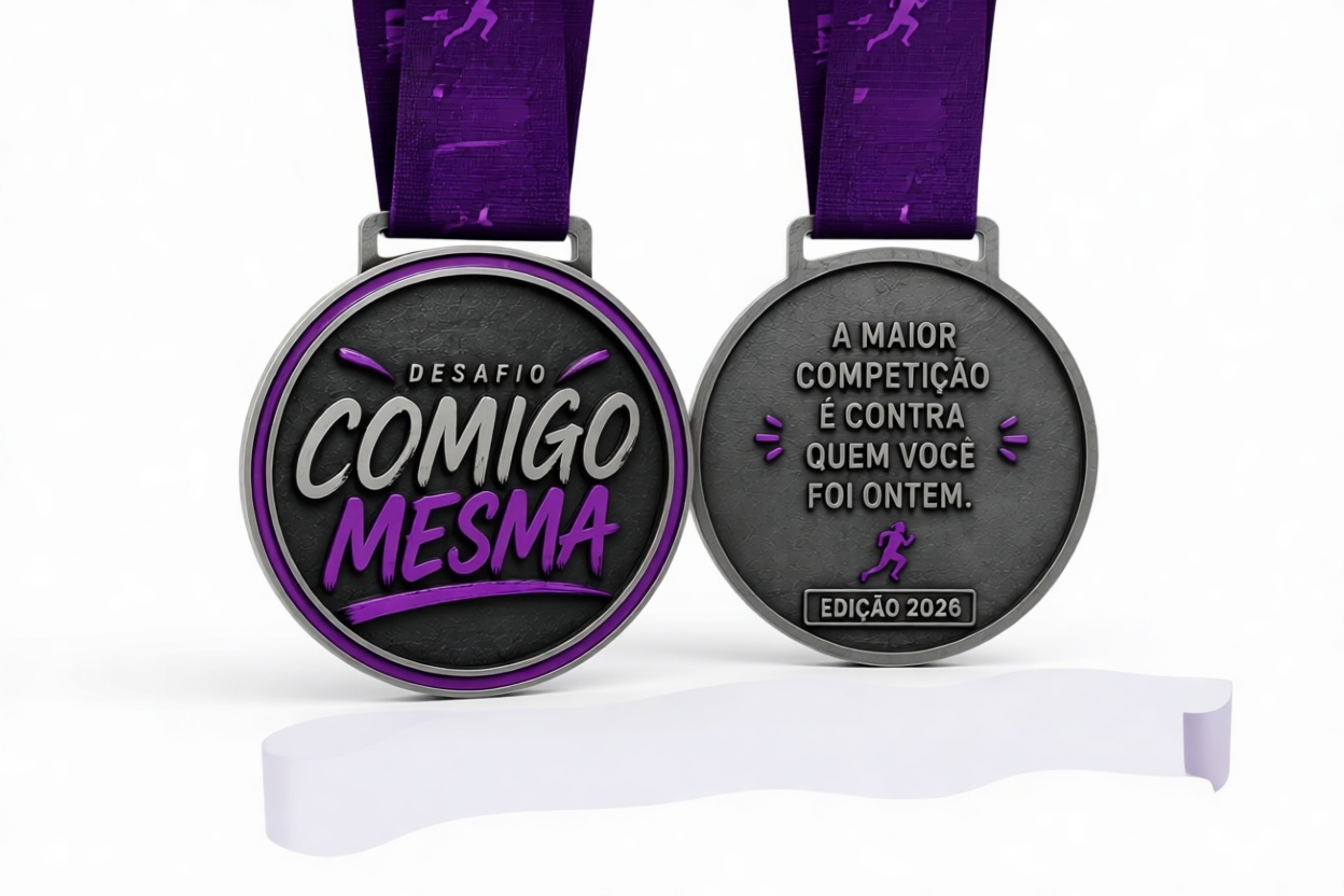 Comigo Mesma Medal free 3D printable STL