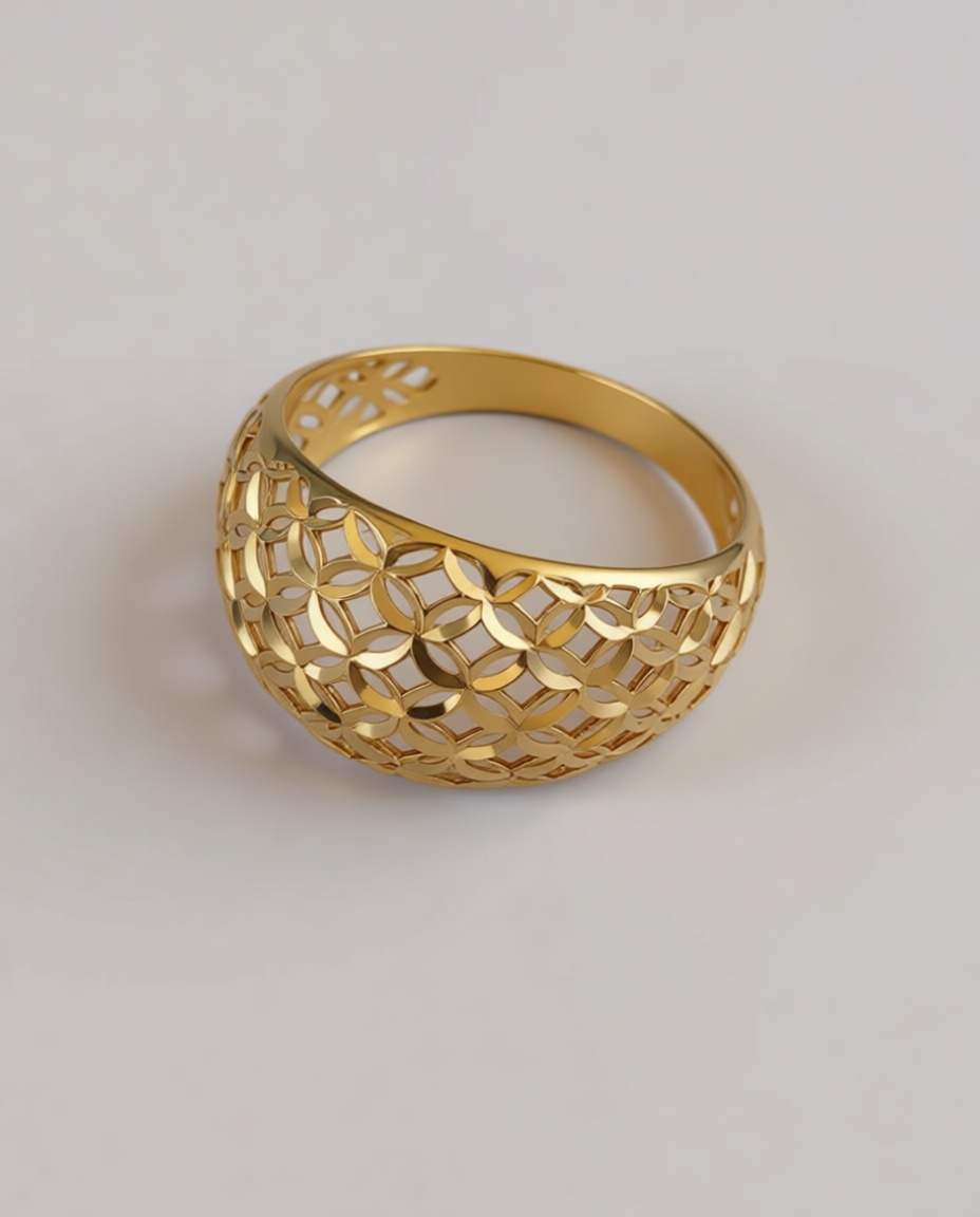 Geometric Pattern Ring free 3D printable STL