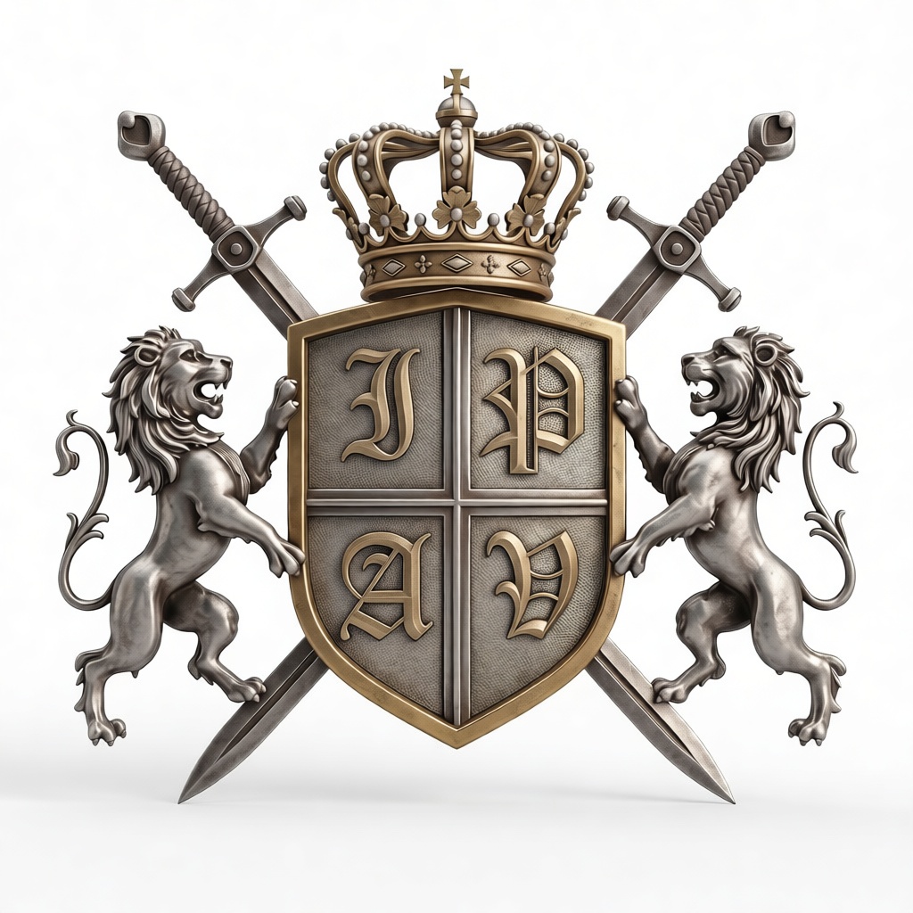 Heraldic Lion Coat of Arms free 3D printable STL
