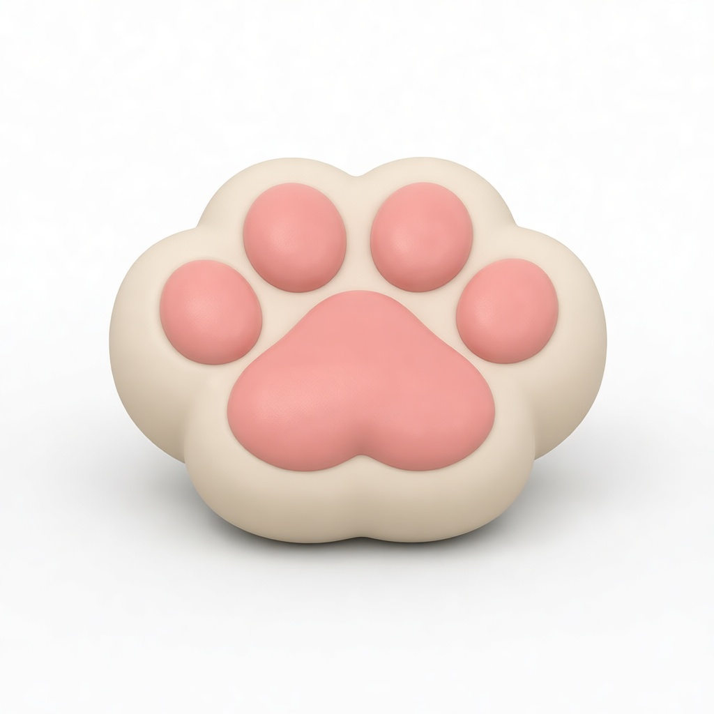 Cat Paw Keycap free 3D printable STL