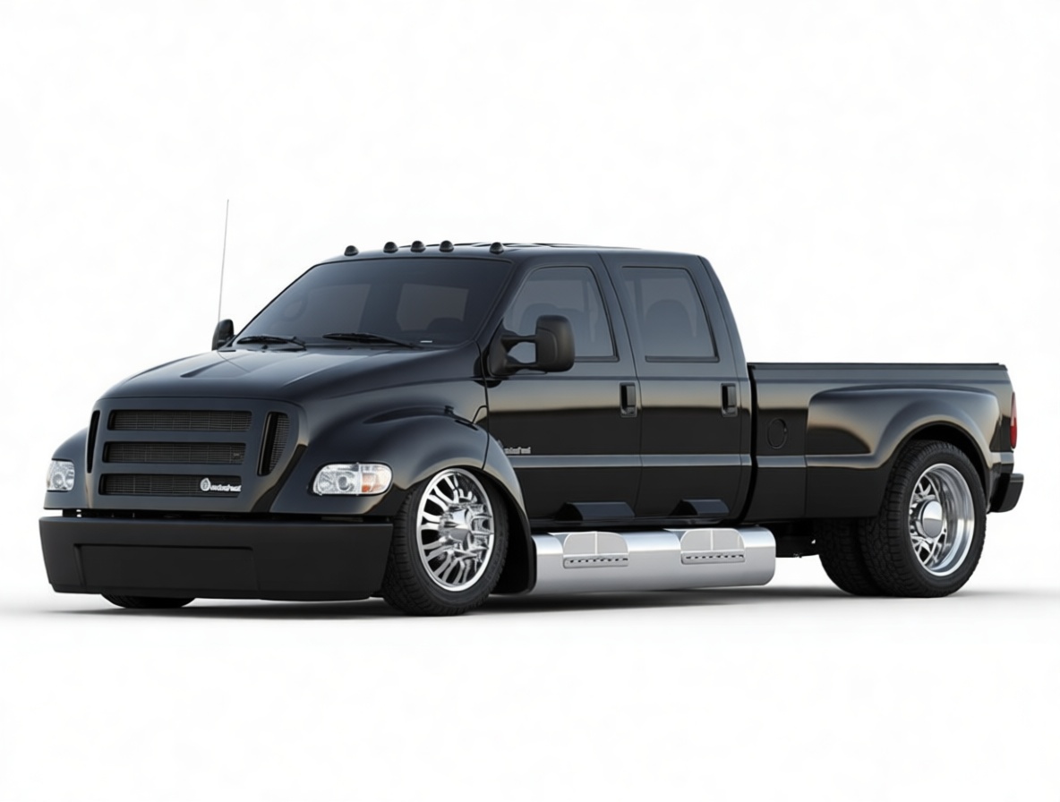 Ford F-650 Pickup Model free 3D printable STL