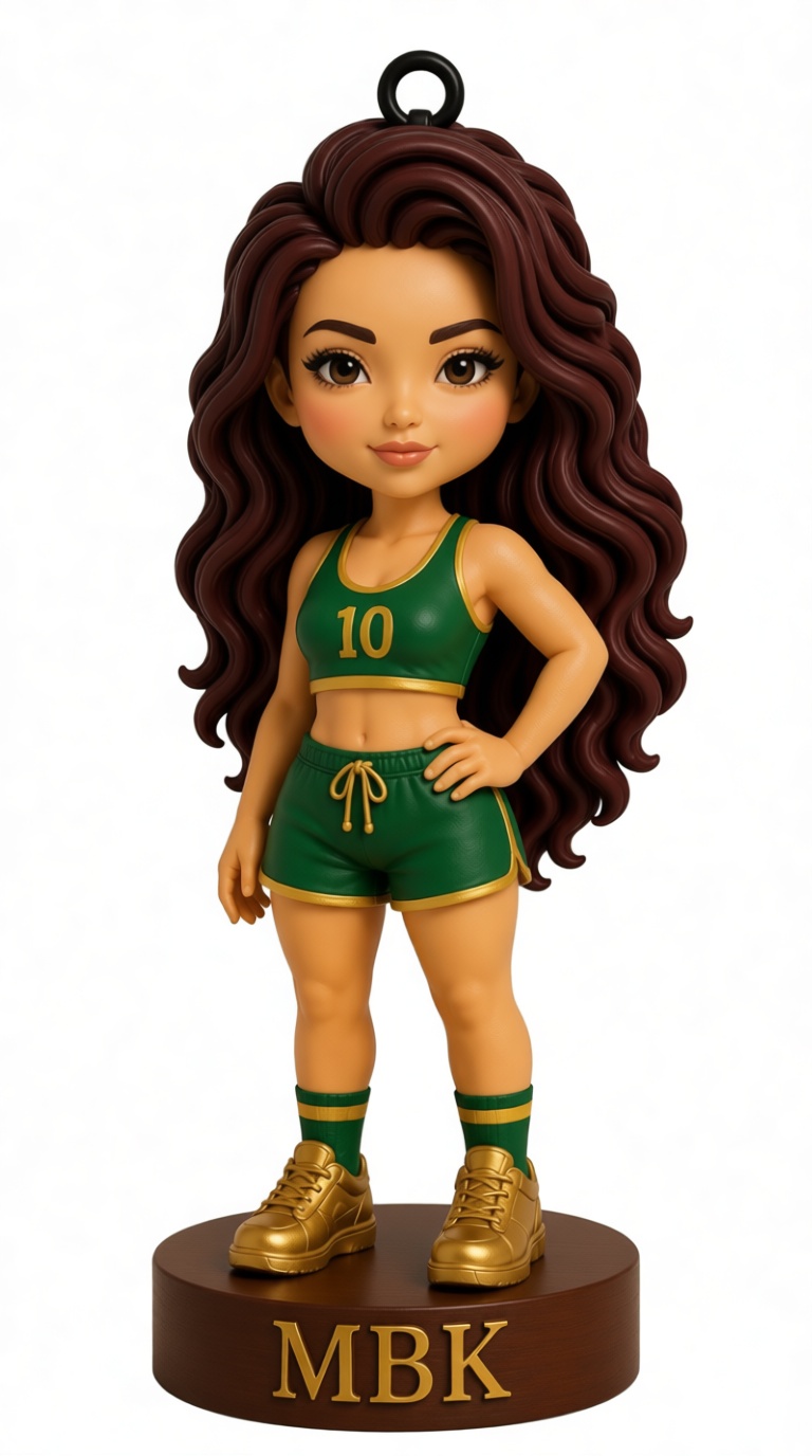 Female Athlete Figurine free 3D printable STL