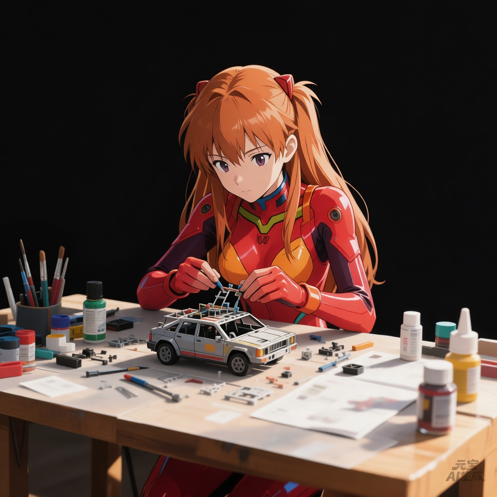 Asuka Langley Figurine free 3D printable STL