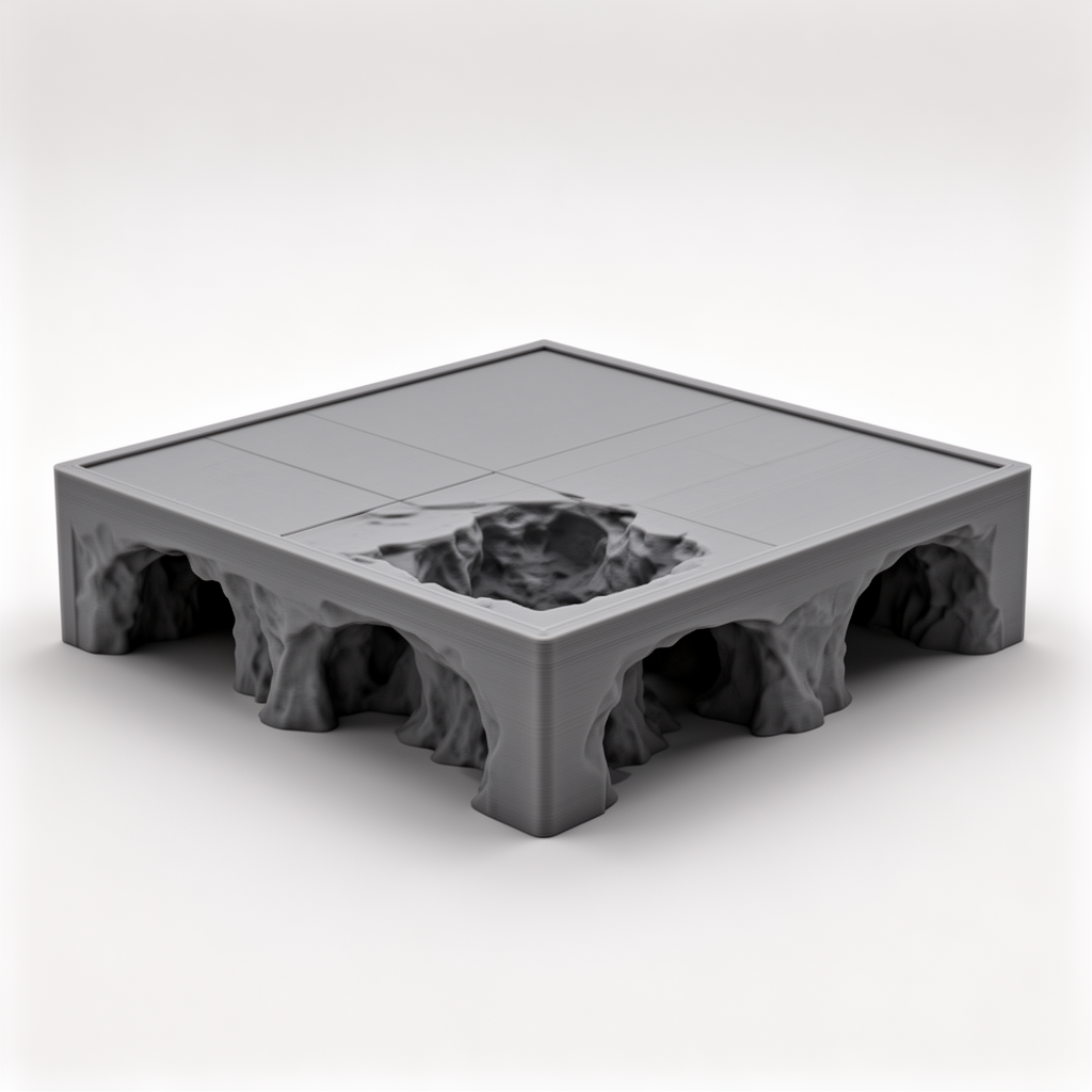 Cave Floor Platform free 3D printable STL