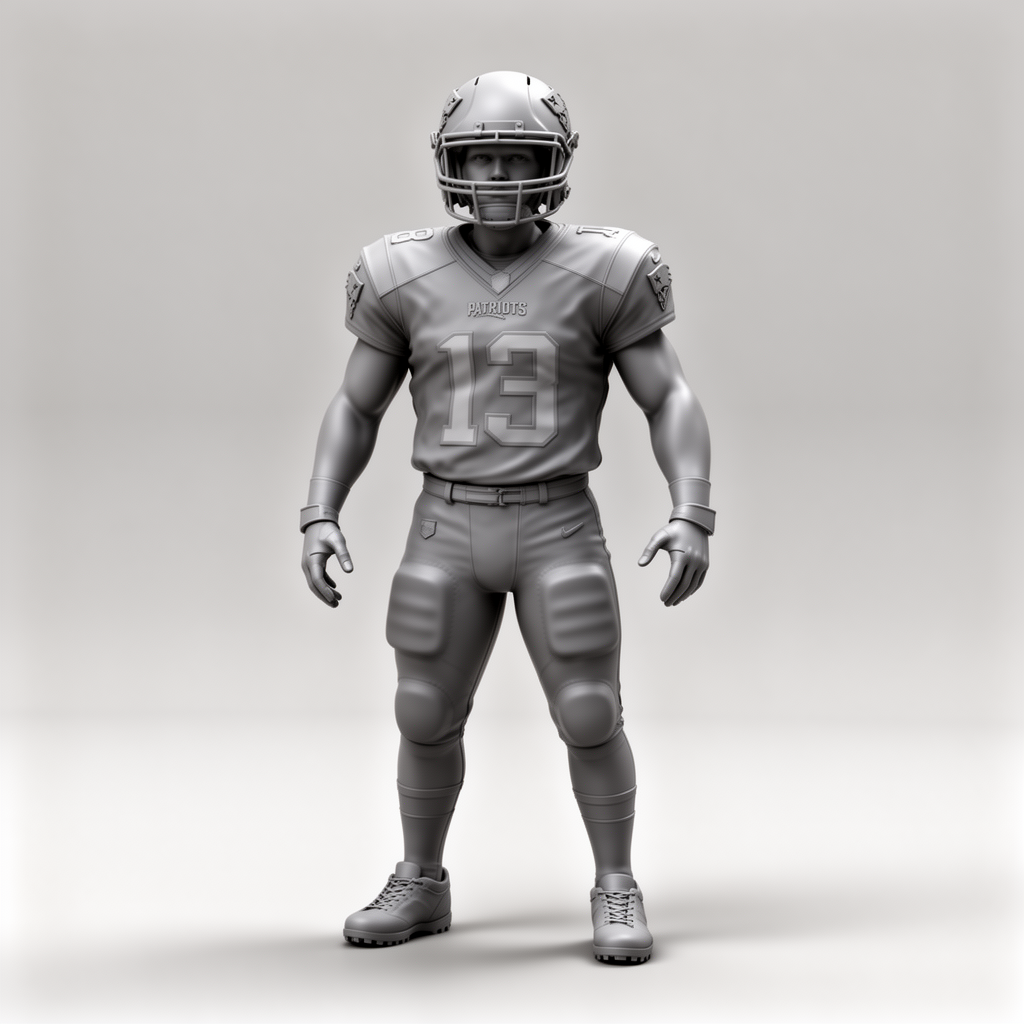 New England Patriots Statue free 3D printable STL