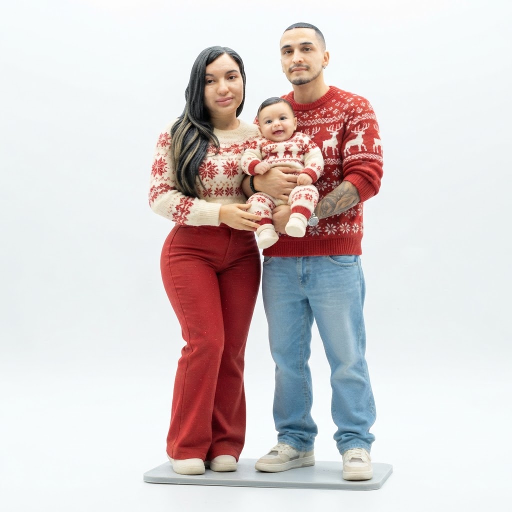 Family Holiday Figurine free 3D printable STL
