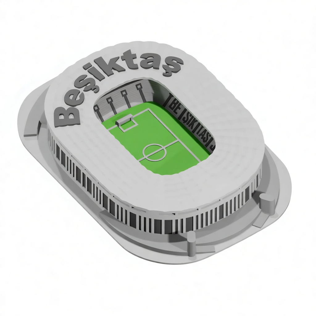 Vodafone Park Stadium Model free 3D printable STL