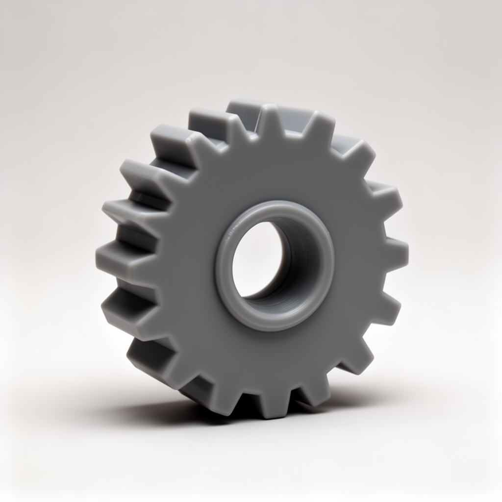 Simple Industrial Gear free 3D printable STL