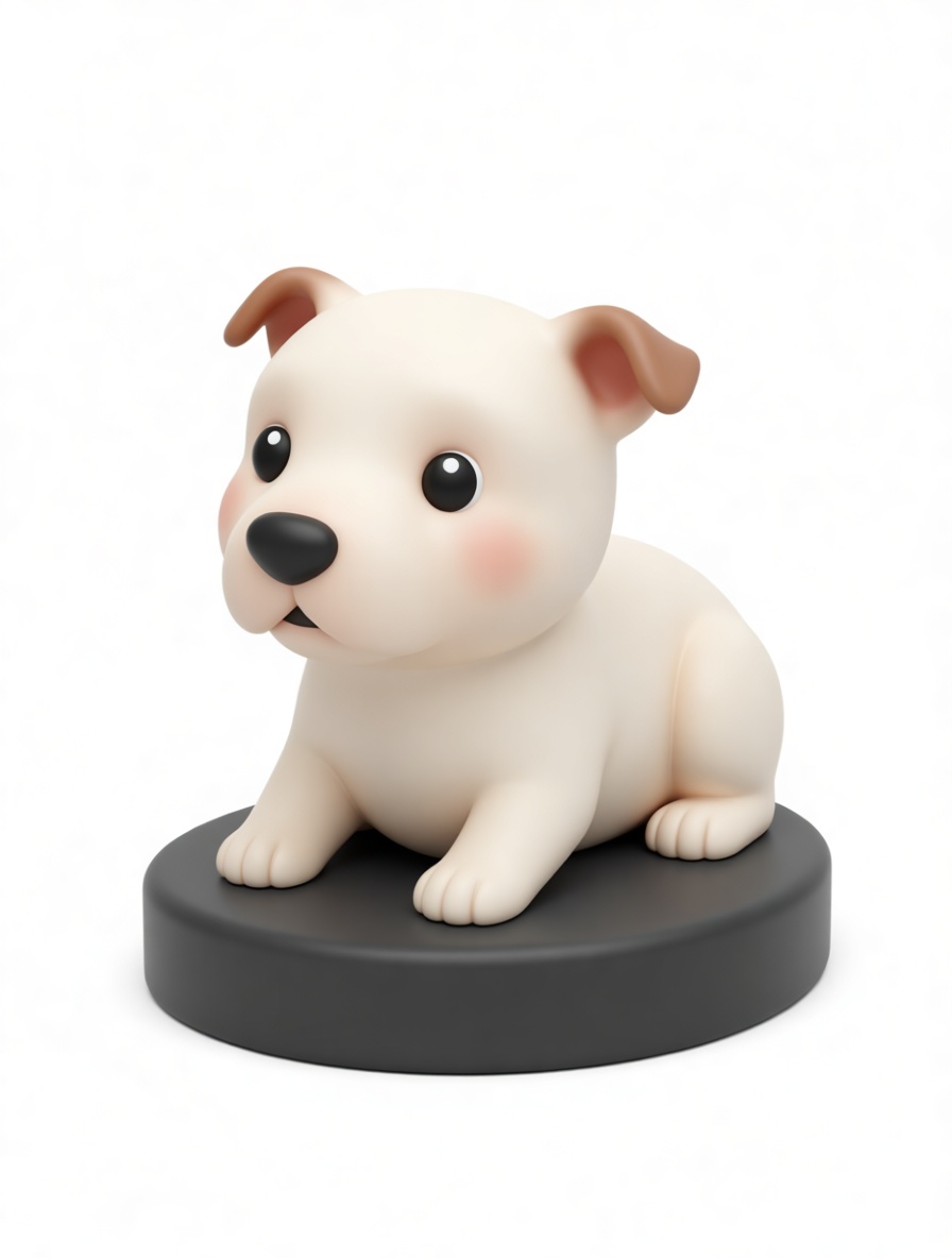 Staffordshire Bull Terrier Figurine free 3D printable STL