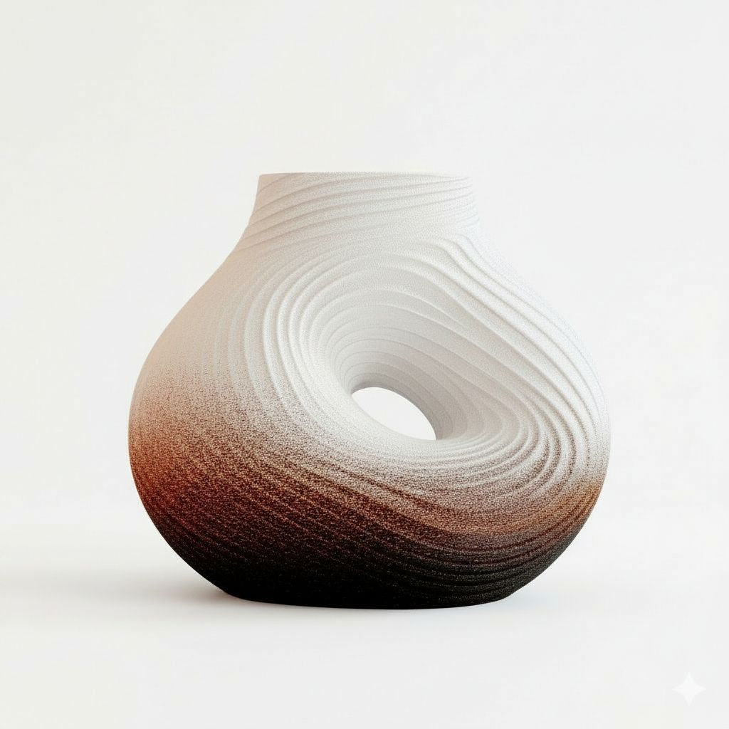 Abstract Hollow Vase free 3D printable STL
