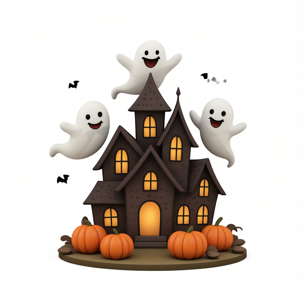 Halloween Haunted House Figurine free 3D printable STL