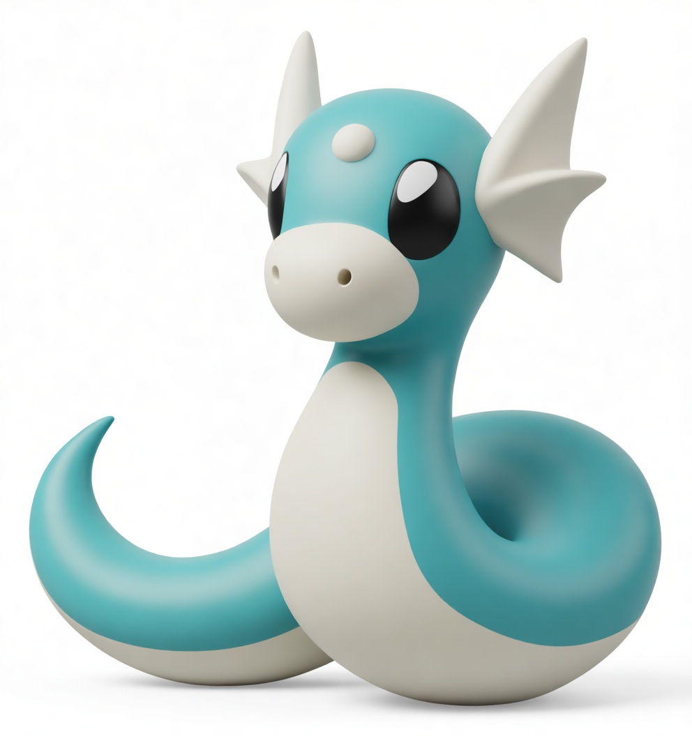 Dratini Figurine free 3D printable STL