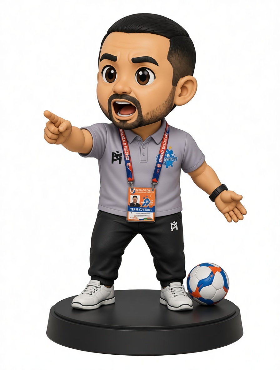 Soccer Coach Figurine free 3D printable STL