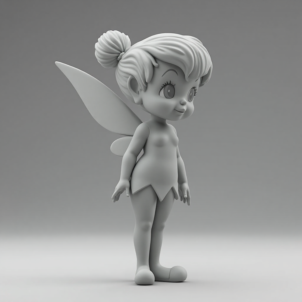 Tinkerbell Fairy Figurine free 3D printable STL