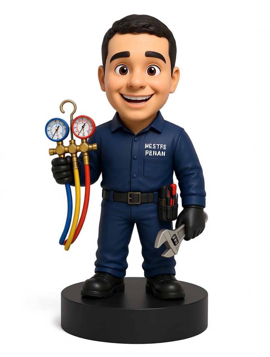 HVAC Technician Figurine free 3D printable STL