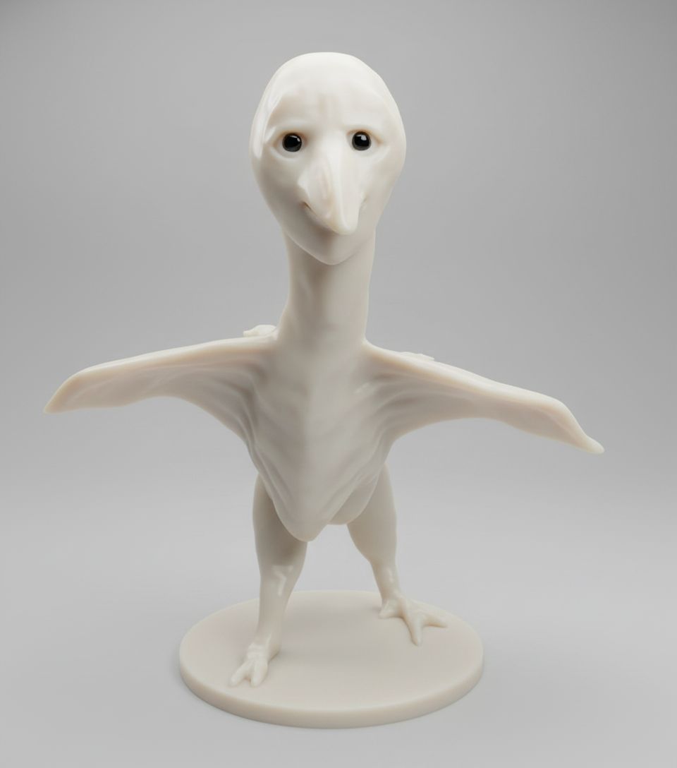 Goose Figurine free 3D printable STL